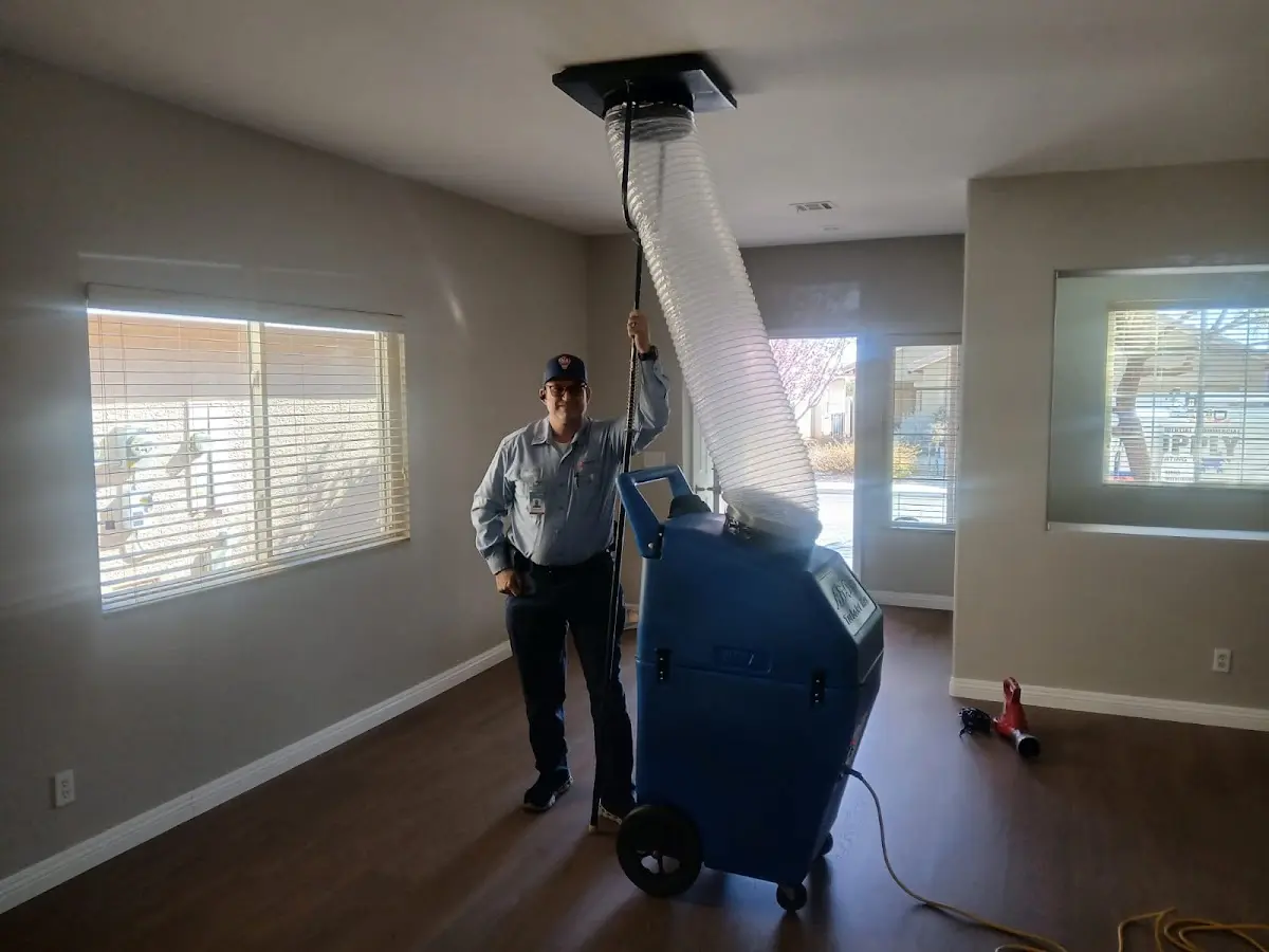 Professional Dryer Vent Cleaning work inside a Hanahan home